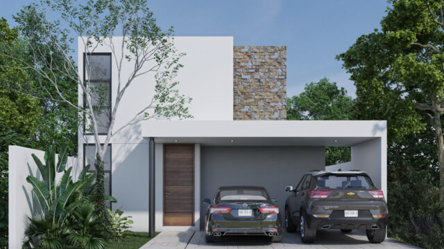 MODELO 9-126m2 FACHADA 1