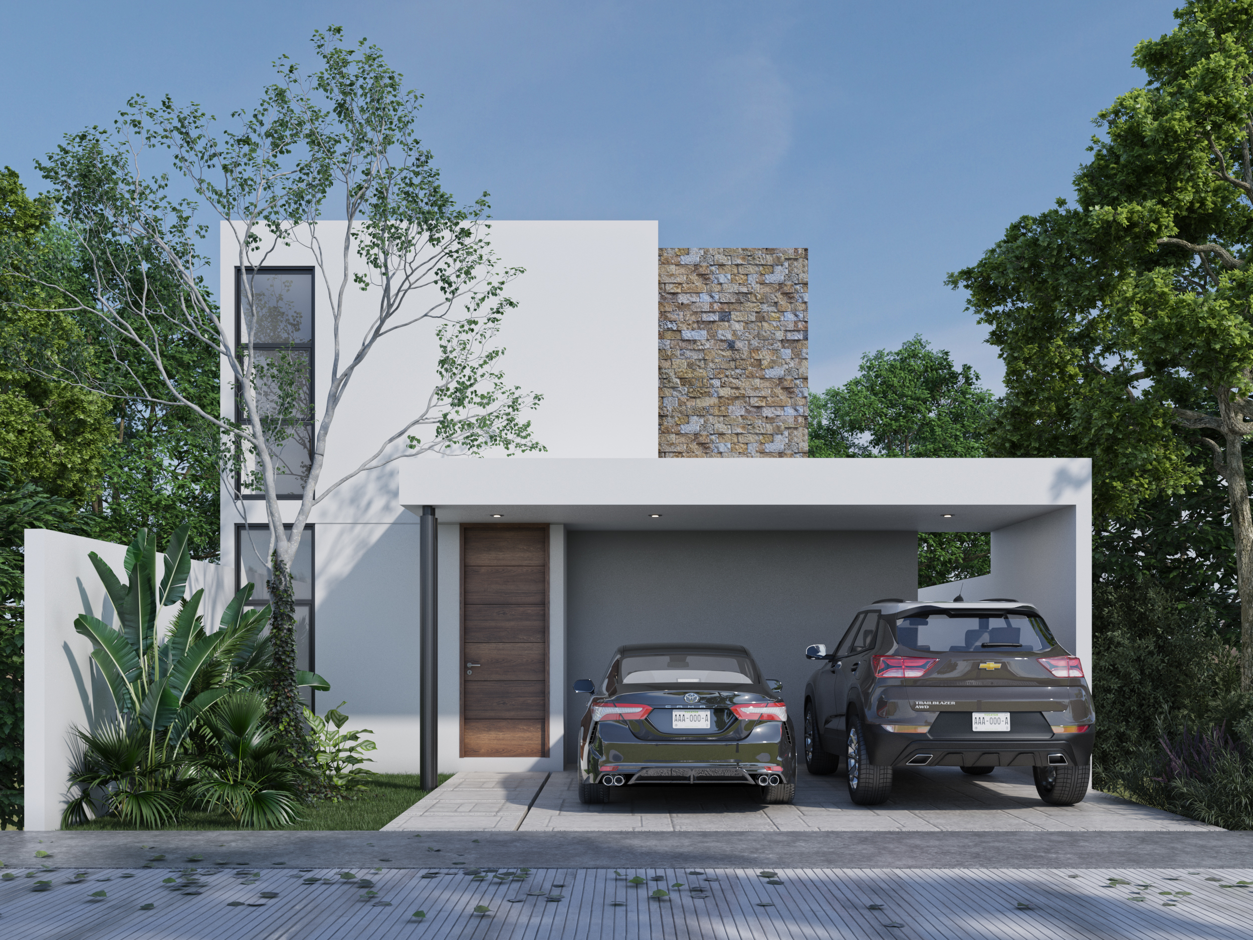 MODELO 9 126m2 FACHADA 1