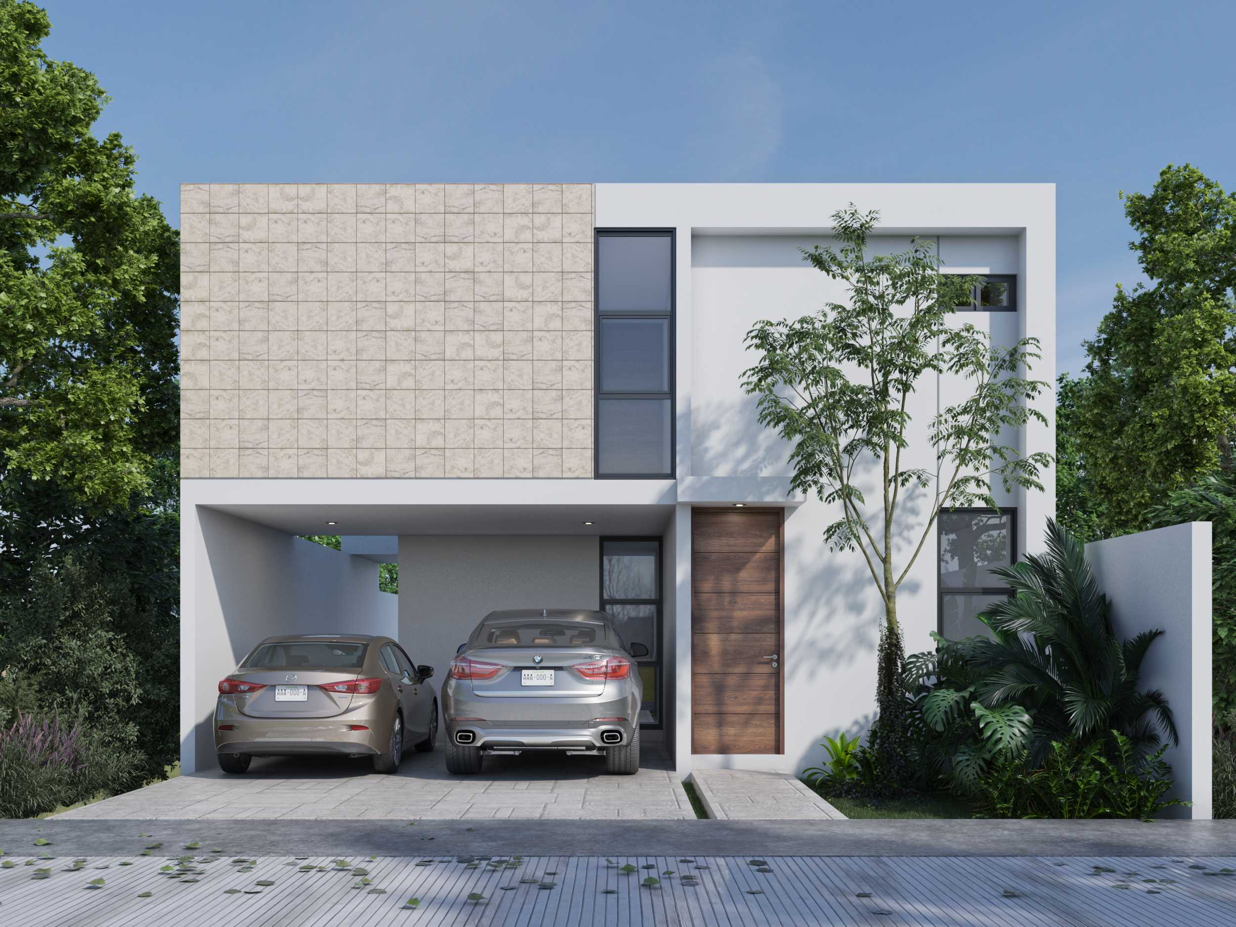 MODELO 9 166m2 FACHADA 2