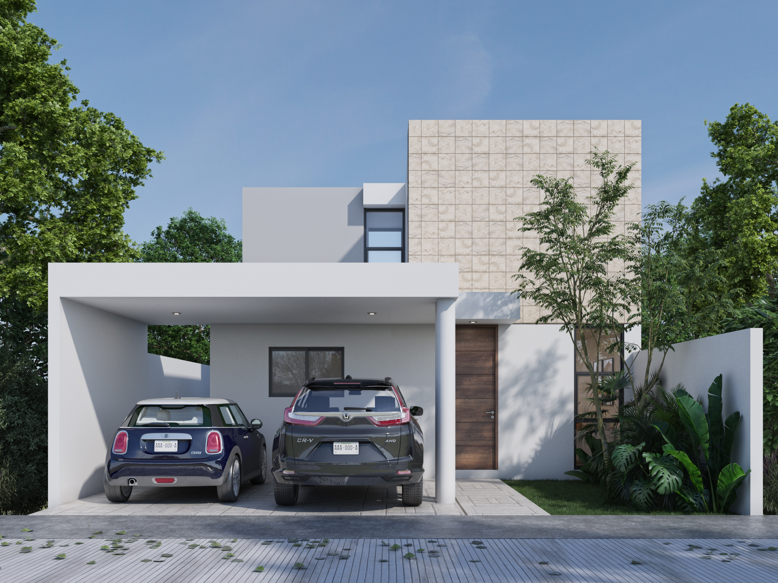 MODELO 9 167m2 FACHADA 2